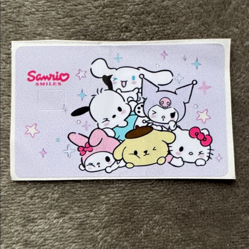 Sanrio Hello Kitty Snowglobe keychain and credit card stickers - Picture 5 of 6